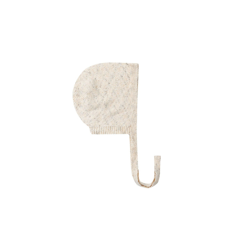 Speckled Knit Bonnet | Natural Speckled