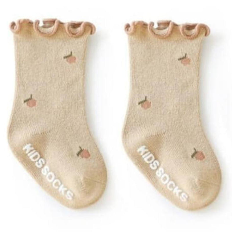 Socks - Peach-Socks-Miso-Mili & Lilies
