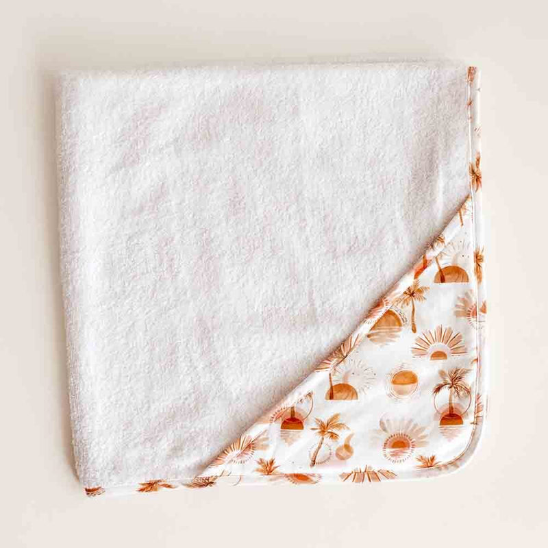 Organic Hooded Baby Towel - Paradise