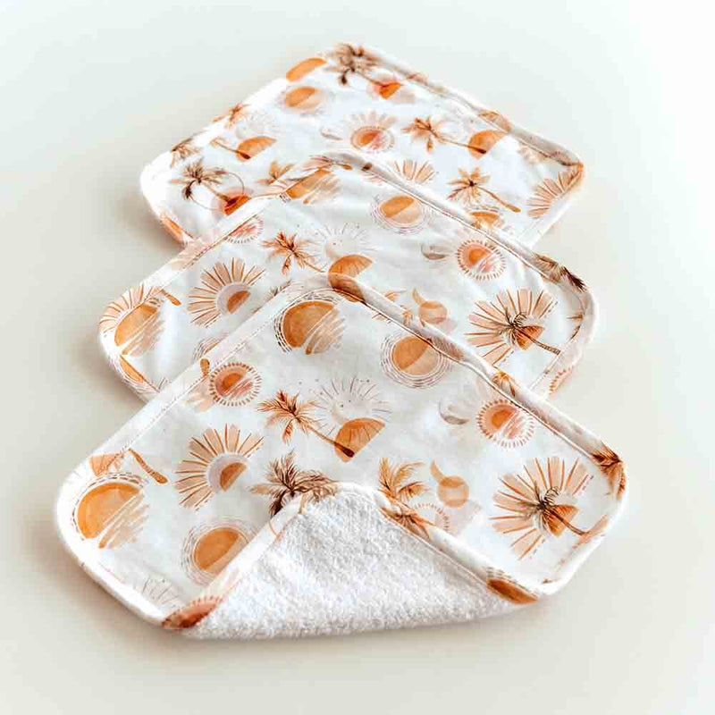 Organic Washcloths 3 Pack - Paradise