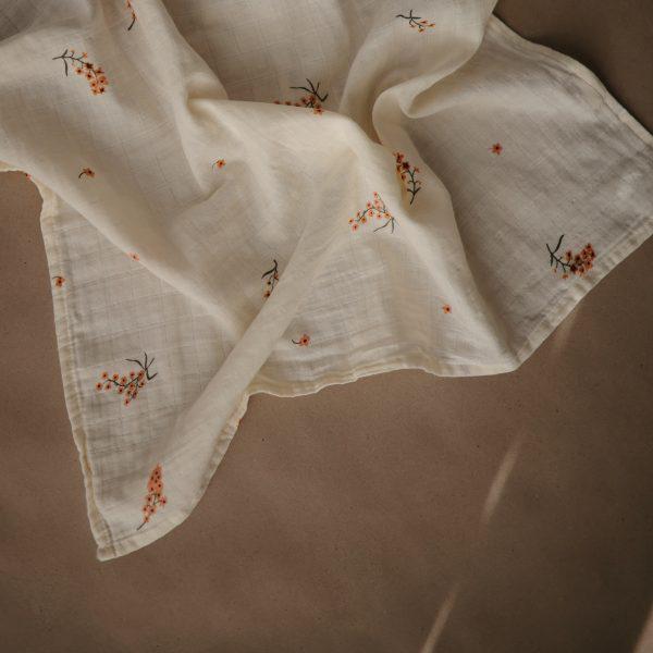Mushie Baby Muslin Cloth 3-pack - Flowers-Muslin Cloth-Mushie-Mili & Lilies
