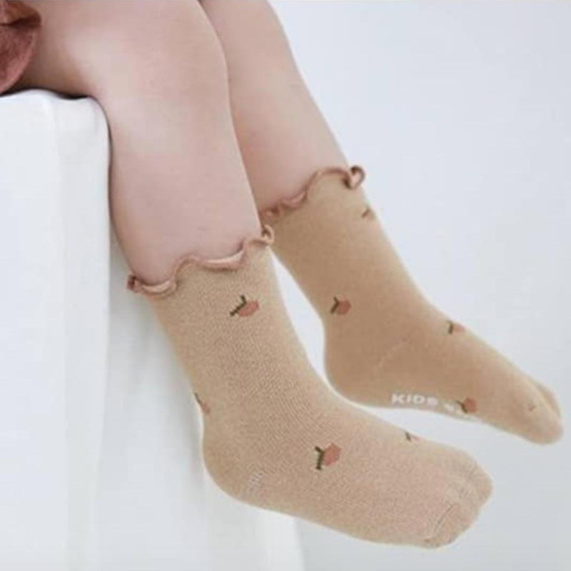 Socks - Peach-Socks-Miso-Mili & Lilies