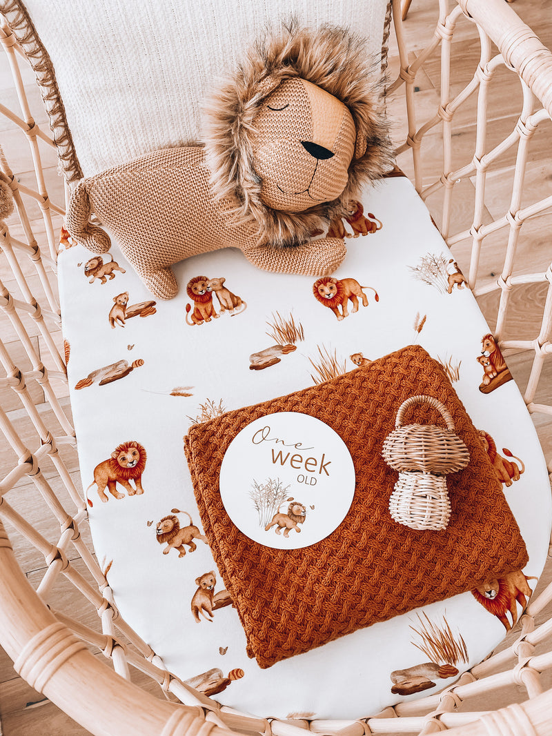 Changing Pad Cover - Lion