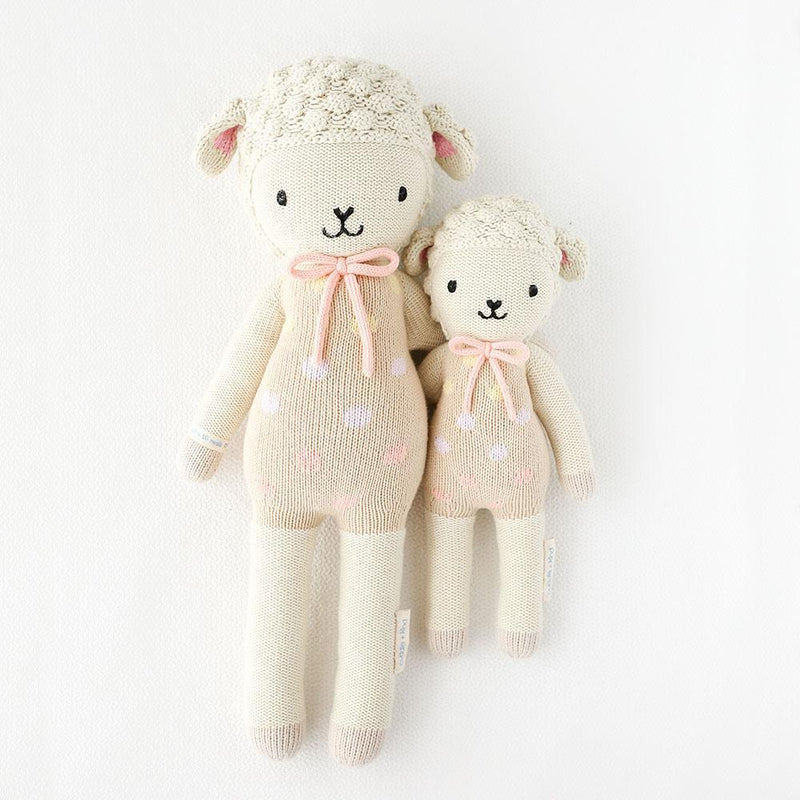 Lucy The Lamb - Pastel (Little)-Plush Toy-Cuddle + Kind-Mili & Lilies