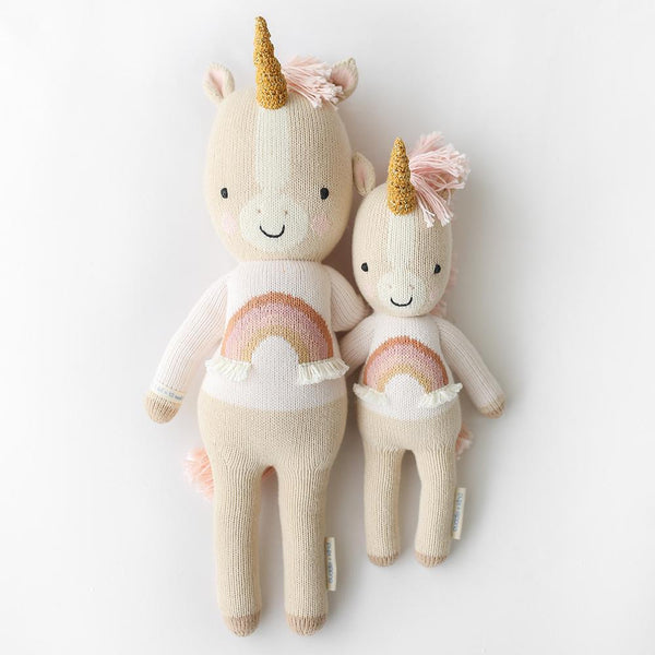 Zara The Unicorn (Little)-Plush Toy-Cuddle + Kind-Mili & Lilies