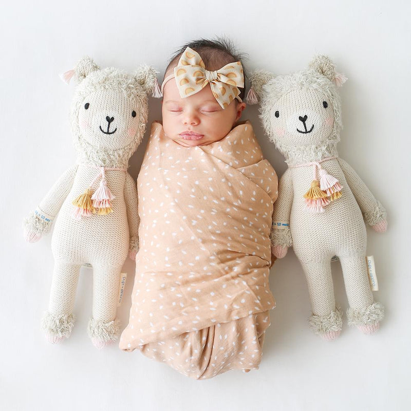 Lola The Llama (Little)-Plush Toy-Cuddle + Kind-Mili & Lilies