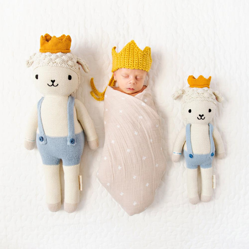 Sebastian The Lamb  (Little)-Plush Toy-Cuddle + Kind-Mili & Lilies