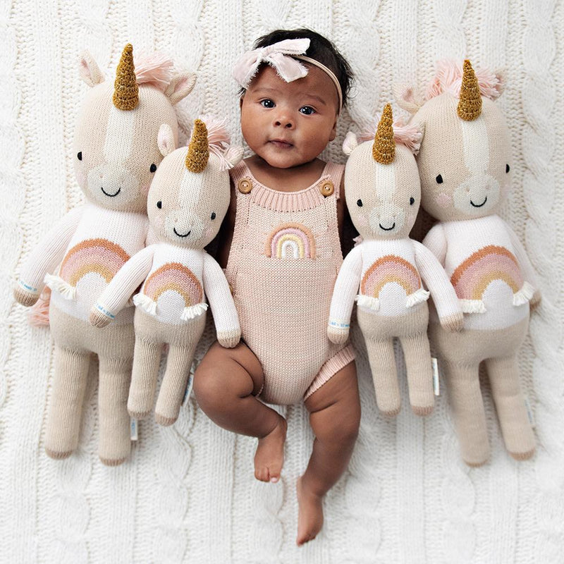 Zara The Unicorn (Regular)-Plush Toy-Cuddle + Kind-Mili & Lilies