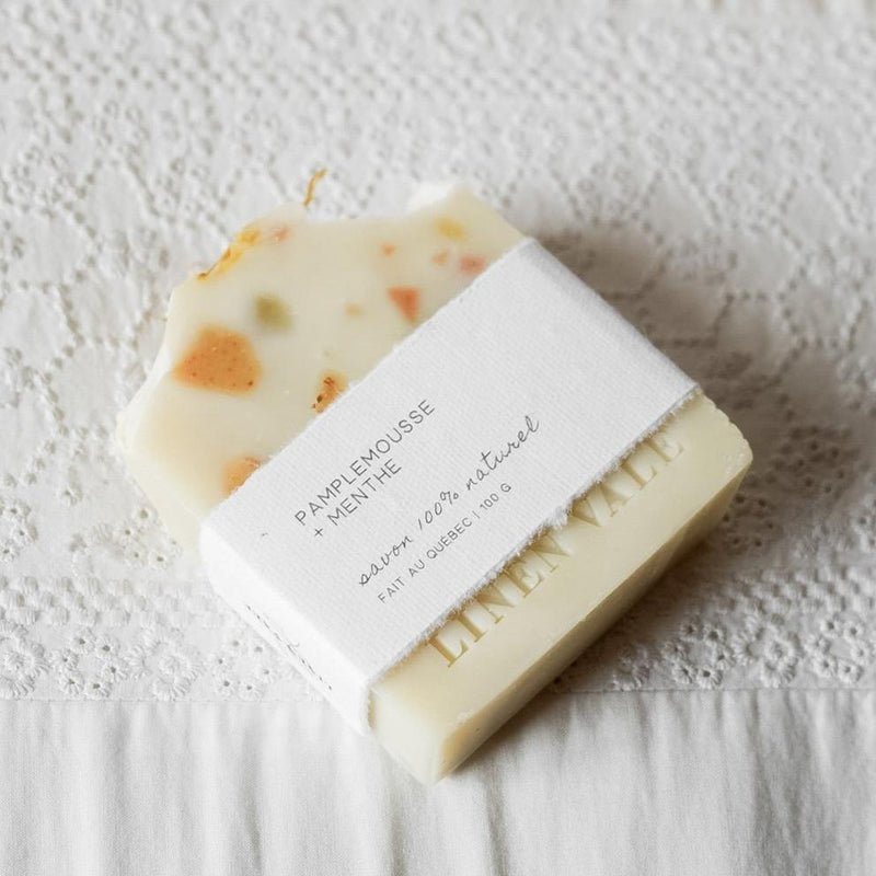 Handmade All-Natural Mint + Grapefruit Confetti Soap-All-Natural Soap-Linen Vale-Mili & Lilies