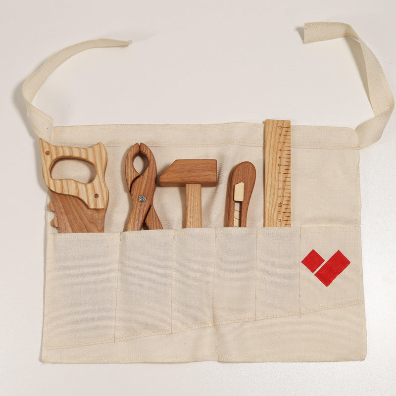 Handmade Wooden Tool Set-Wood toy-Poltora Stolyara-Mili & Lilies