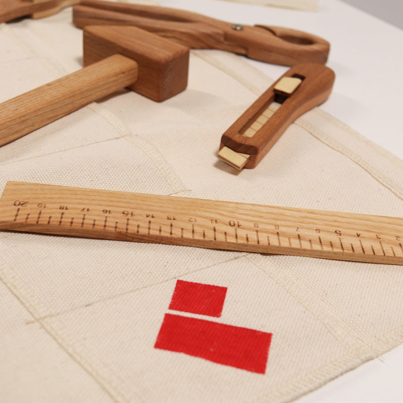 Handmade Wooden Tool Set-Wood toy-Poltora Stolyara-Mili & Lilies