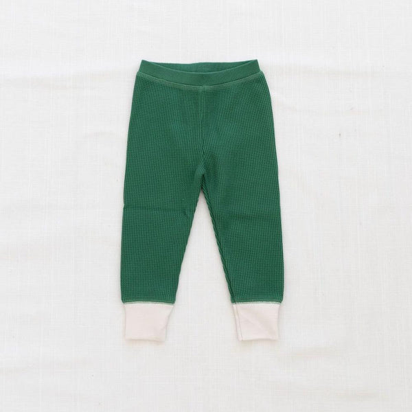 Waffle Home Pant Solid - Fern-Pant-Fin and Vince-Mili & Lilies