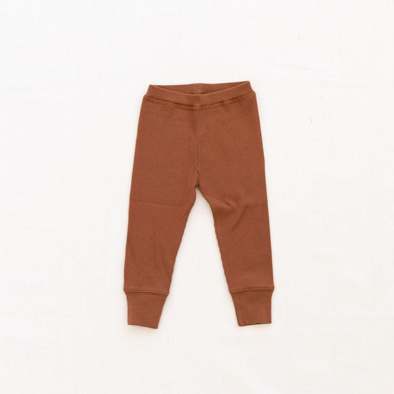 Ribbed Home Pant - Solid - Hazelnut-Pant-Fin and Vince-Mili & Lilies