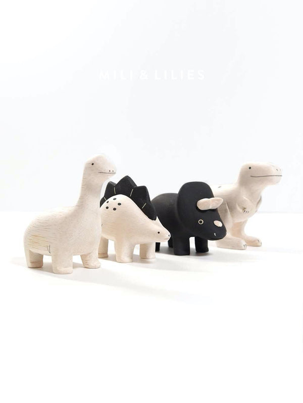 Wooden Handmade Dinosaur Stegosaurus-Wood toy-T-Lab-Mili & Lilies