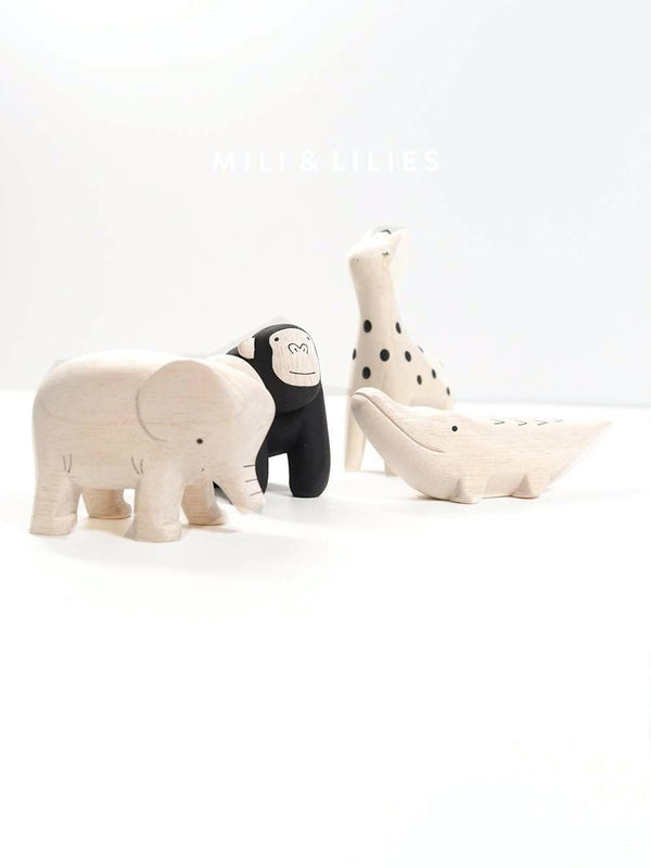 Wooden Handmade Giraffe-Wood toy-T-Lab-Mili & Lilies