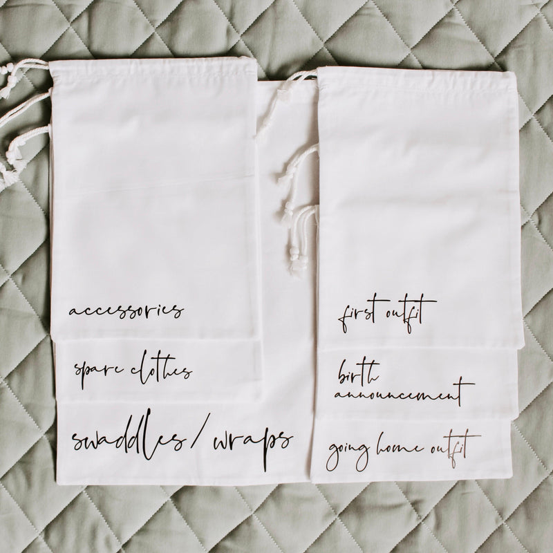 Hospital bag organiser set Clearance