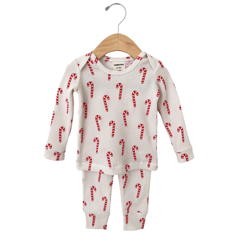 Two piece set candy cane SPEARMINTLOVE CHRISTMAS  MILI AND LILIES 