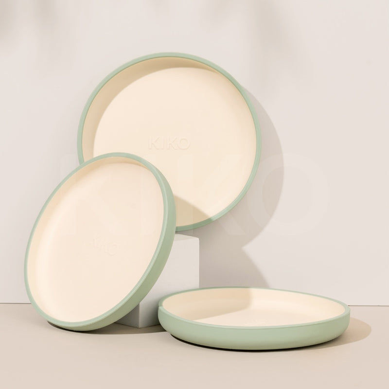 Silicone suction plate sage mili and lilies Kiko the label 