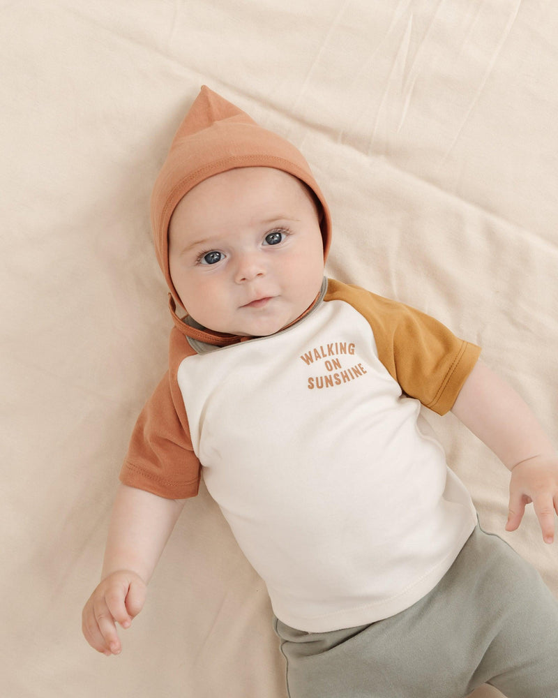 Raglan Short Sleeve Tee - Color Block-T-SHIRT-QUINCY MAE-Mili & Lilies