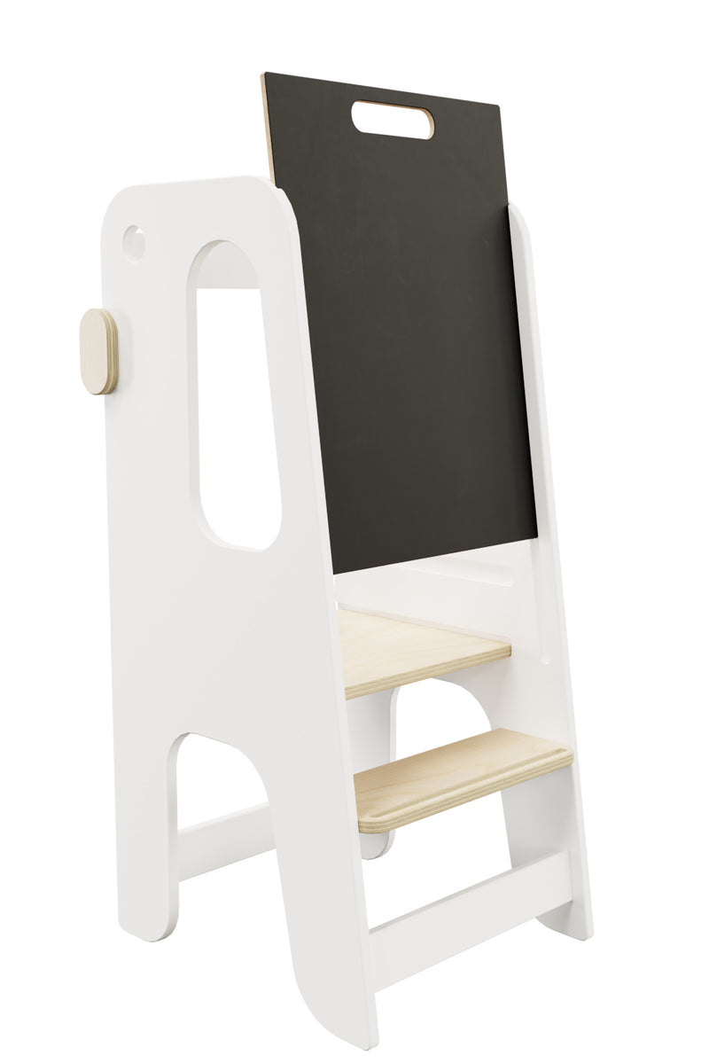 Paul - 2-in-1 learning tower | White