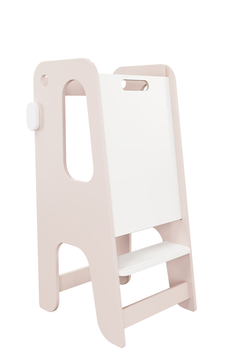 Paul - 2-in-1 learning tower | Soft Pink