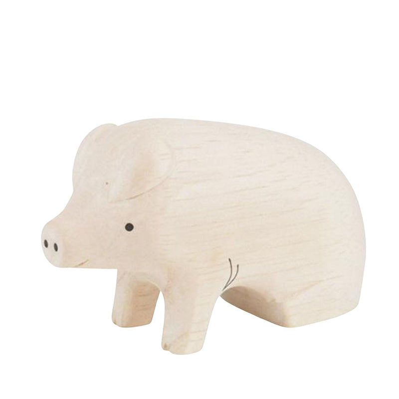 Wooden Handmade Pig-Wood toy-T-Lab-Mili & Lilies