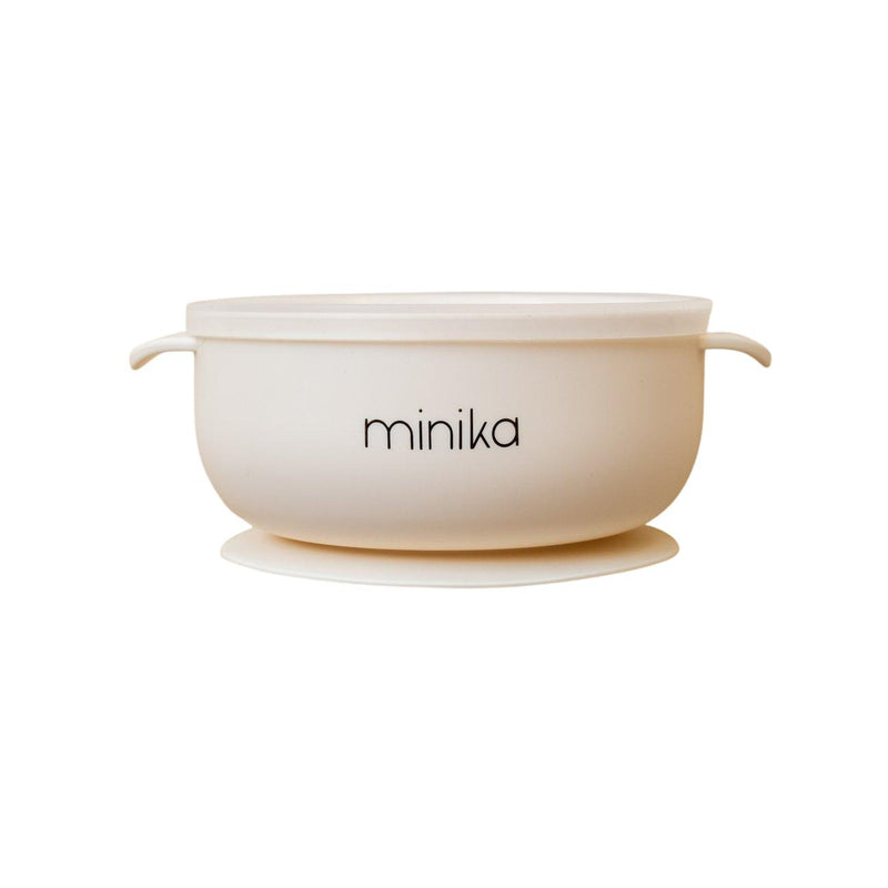 Silicone Bowl With Lid - Shell-SILICONE BOWL WITH LID-Minika-Mili & Lilies