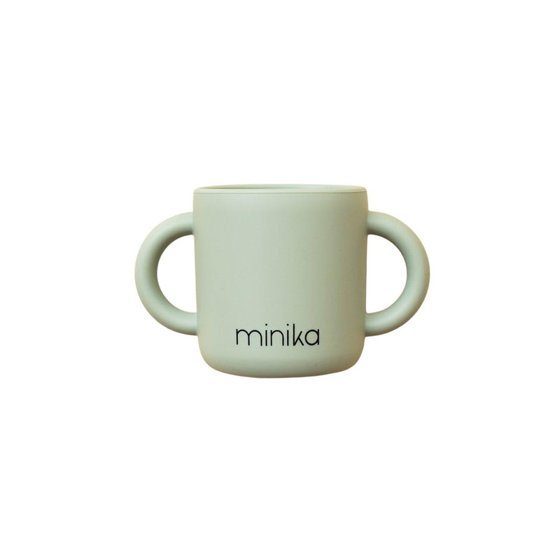 Learning Cup With Handles - Sage-LEARNING CUP WITH HANDLES-Minika-Mili & Lilies