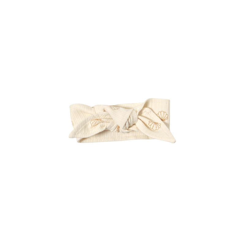 Ribbed Bow - Seashell-BOW-Woven Kids-Mili & Lilies