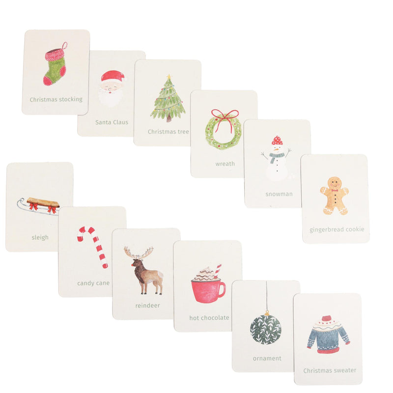 Set of learning magnets - English | The Holiday Season-Learning magnets-Petit Apprenti-Mili & Lilies
