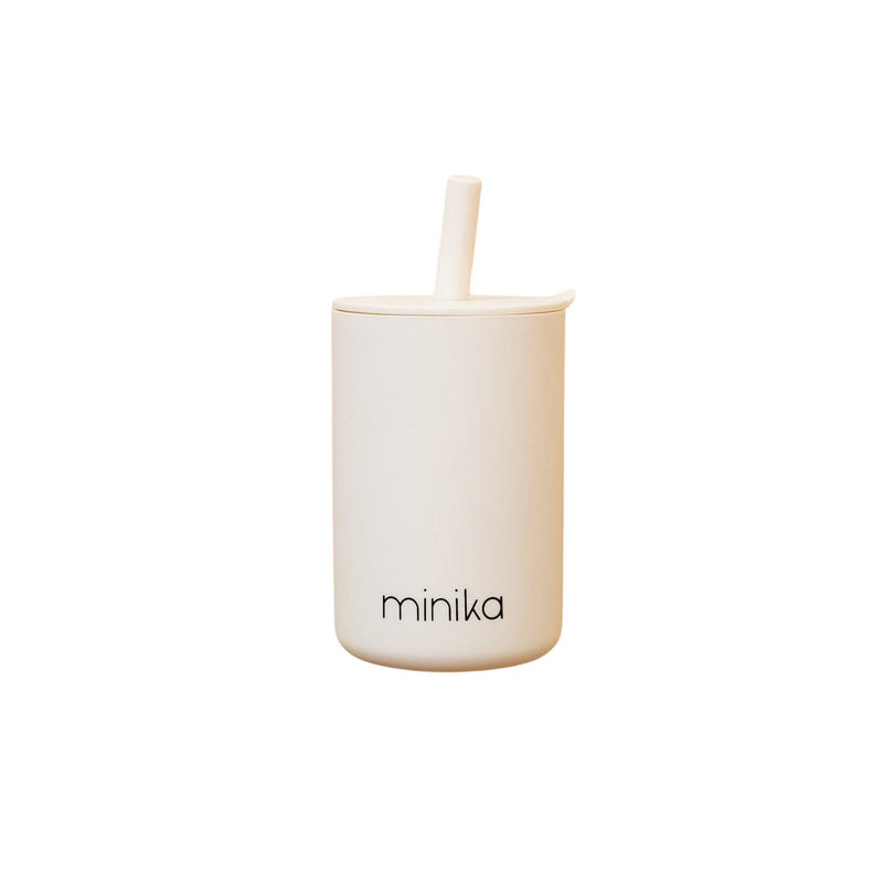 Cup With Straw And Lid - Shell-CUP WITH STRAW AND LID-Minika-Mili & Lilies