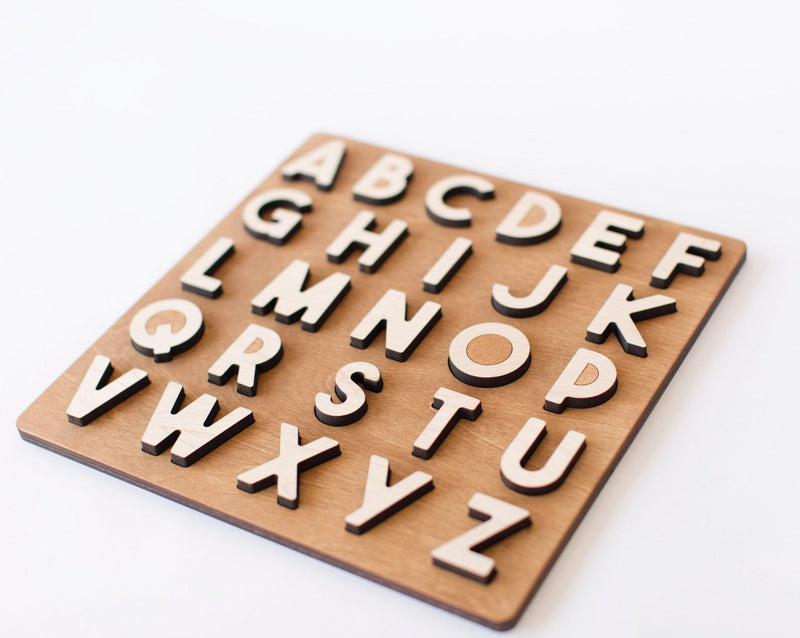 Classic Uppercase Alphabet Puzzle-Puzzle-This & That ETC.-Mili & Lilies