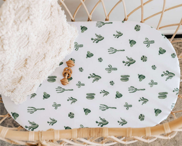 Changing Pad Cover - Cactus-CHANGING PAD COVER-SNUGGLE HUNNY-Mili & Lilies