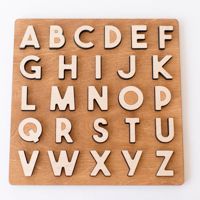 Classic Uppercase Alphabet Puzzle-Puzzle-This & That ETC.-Mili & Lilies