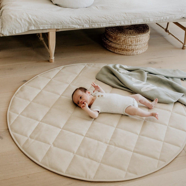 Quilted Play Mat - Dune-QUILTED PLAY MAT-Henlee-Mili & Lilies