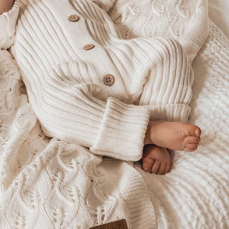 Ribbed Romper - Milk-Romper-Little B's-Mili & Lilies