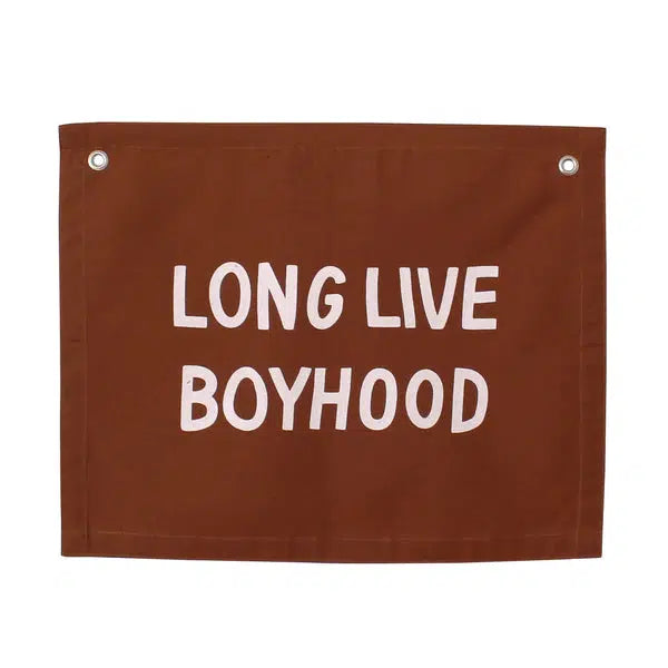 Long Live Boyhood Banner - Rust-Banner-Imani Collective-Mili & Lilies