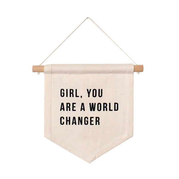 World Changer Hang Sign - Natural-Hang Sign-Imani Collective-Mili & Lilies
